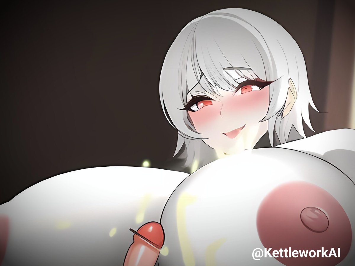 KettleworksAI's tweet photo. (#SeductiveSunday? How about #SizeSunday too?)
Sometimes, the Mage forgot just how massive actually Nosha was, but her gigantic tits dwarfing their reasonably-sized member brought them back to a highly arousing realization.
"Master make mess? Aww~"
❤+🔄+💬+🖼+ Follow +🔔 for more gorgeous Golem girl!
#ENVtuber #VTuberUprising #LewdAccount #lewdtubers #LewdVtuber #CuteGirl #cute #prettygirl #prettyface #aigirls #AIArtwork #AIArtworks