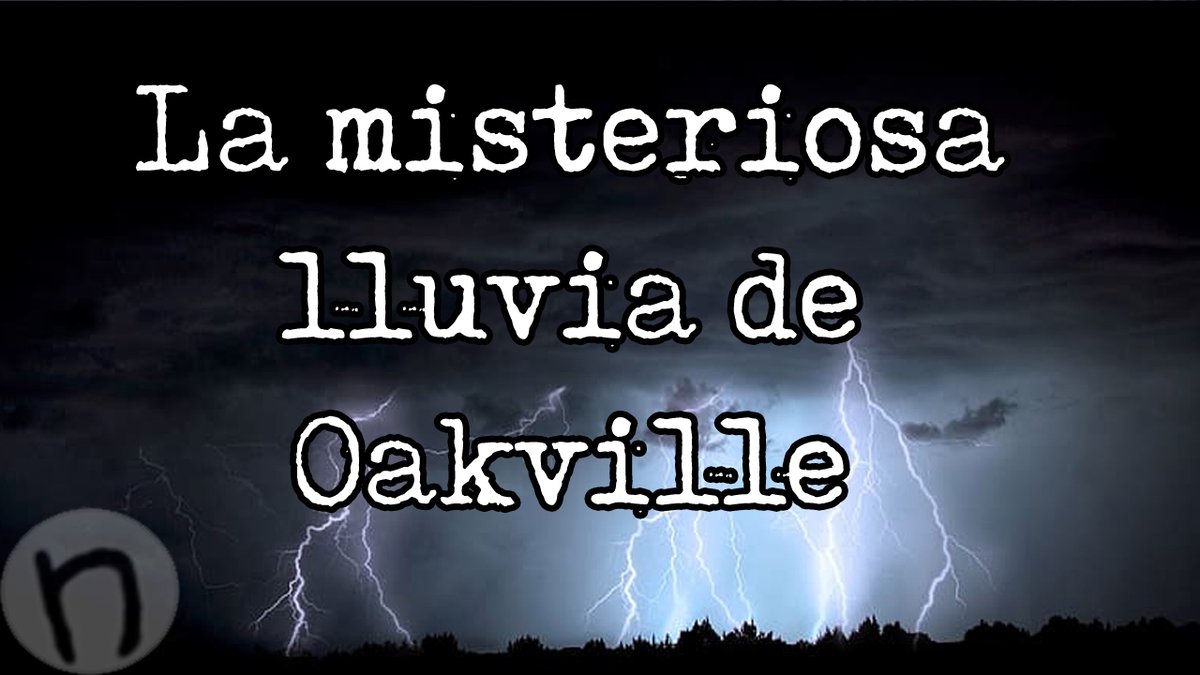 Nashoriginal1's tweet photo. No todos los días de lluvia son iguales, y no ha habido lluvias como las ocurridas en el pequeño pueblo llamado Oakville en 1994.#Misterio 
https://t.co/WPMJNKuvwm https://t.co/UbdgNdz263