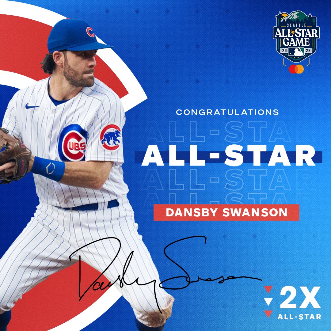 Chicago Cubs on X: .@LieutenantDans7 is headed back to the #AllStarGame!  🫡 Congratulations to Dansby on his second career All-Star selection.   / X