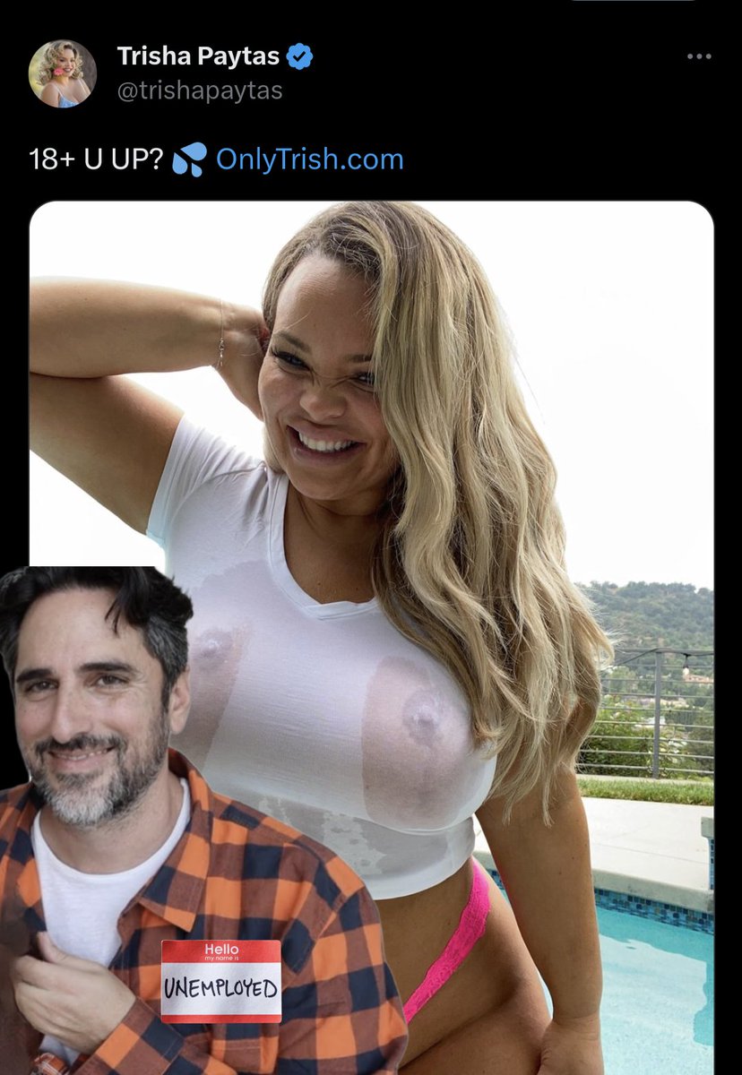 PosStans22015's tweet photo. @trishapaytas to bad your husband is such a fucking loser. That you sit and like Donny photos all day  and your husband like photos of skinny chics on Twitter https://t.co/KCwGmcQJvq