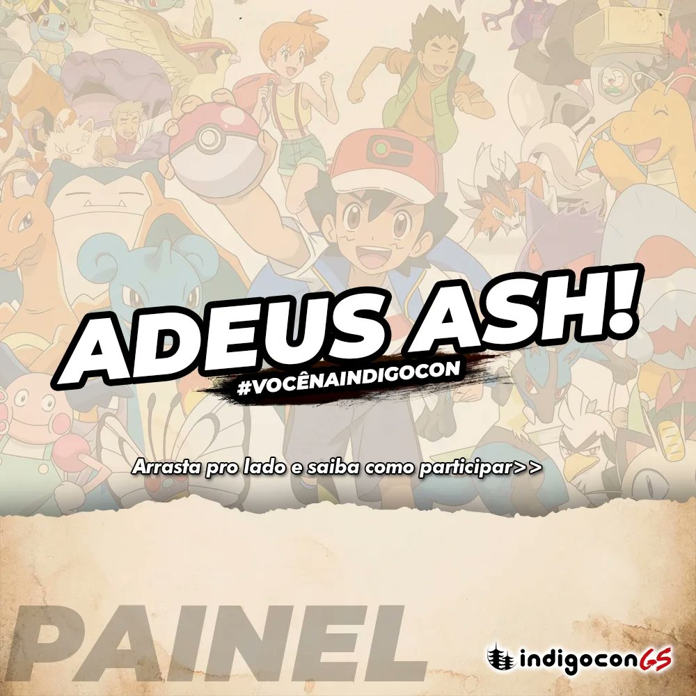indigoconbr's tweet photo. Quer participar da #IndigoConGS? Este ano queremos homenagear a despedida do nosso protagonista de Pallet favorito. E queremos #VocênaIndigoCon! 🧶 https://t.co/FguNwk4Su7