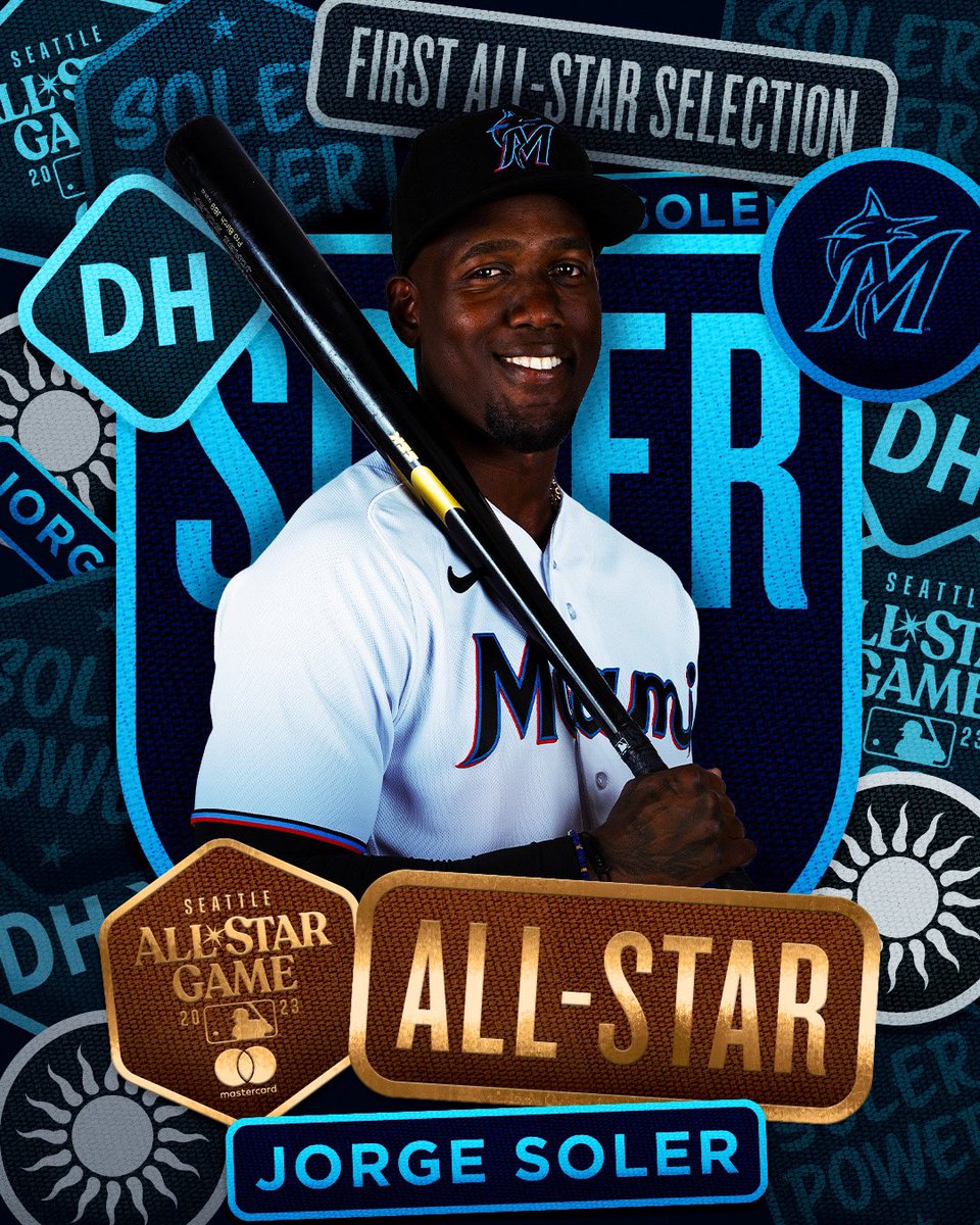 Miami Marlins (@marlins) on Twitter photo ⭐️Jorge Soler is an All-Star. ⭐️
Tomorrow we celebrate <a href="/loanDepotpark/">loanDepot park</a>: marlins.com/tix ⭐️Jorge Soler is an All-Star. ⭐️
Tomorrow we celebrate <a href="/loanDepotpark/">loanDepot park</a>: marlins.com/tix
