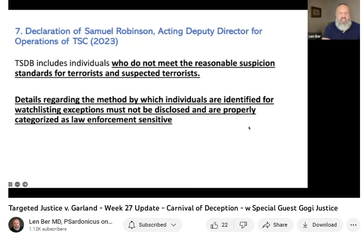 Emolclause's tweet photo. How the hell is it even legal to place people who are NOT terrorists on the terrorist screening database(tsdb)?
What could possibly go wrong?🤦♀️ #dojweaponization
cc @Jim_Jordan @JudiciaryGOP https://t.co/kxA8Kt0tg7