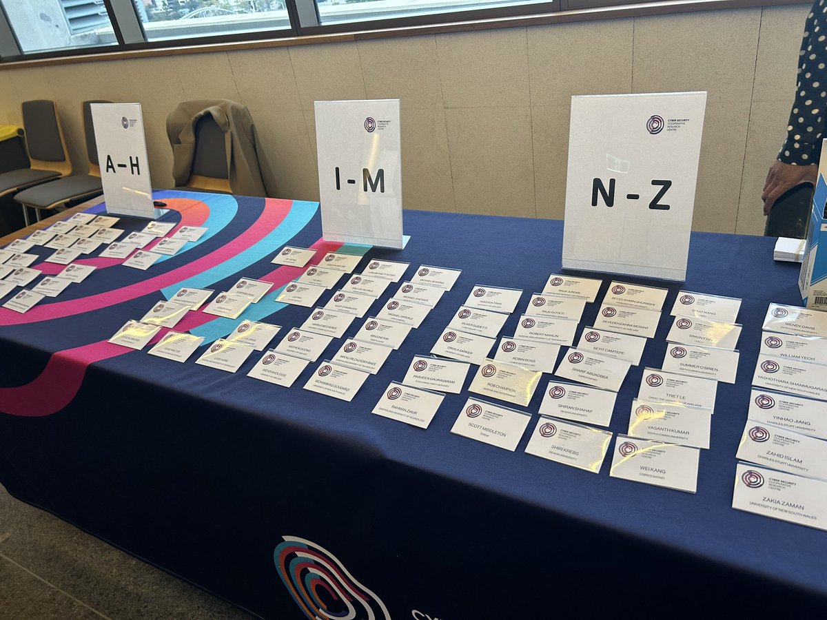 _Chadni_'s tweet photo. We are all set for @CSCRCoz symposium! @QUT
#cscrc #symposium #2023 https://t.co/s8qTKX5QXZ
