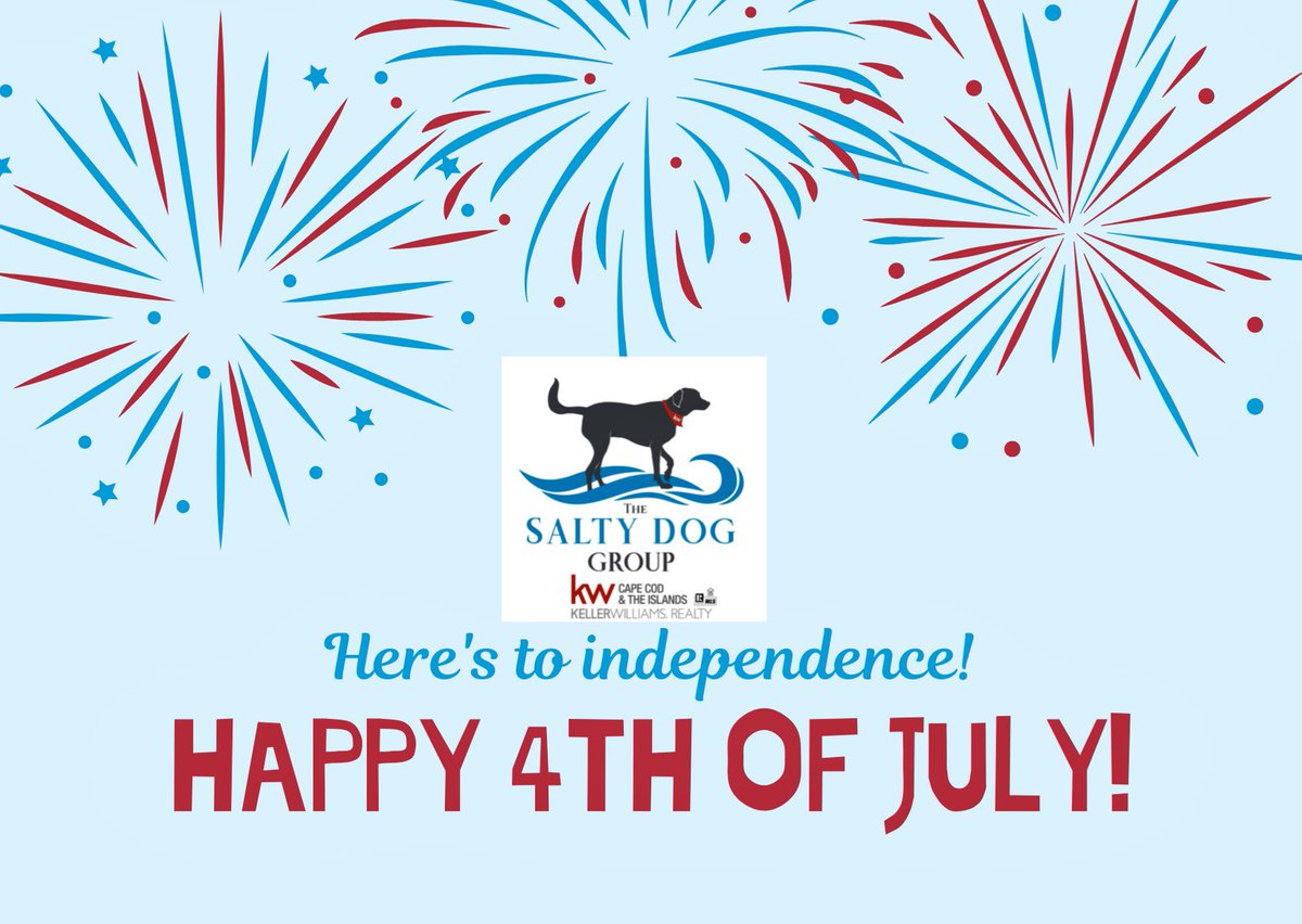 SaltyDogGroup's tweet photo. #thesaltydoggroup #Happy4thofJulyweekend #saltydogceremonies #buyahome #sellahome #getmarried #houseblessing #capecodwedding https://t.co/fAj22b2m8d