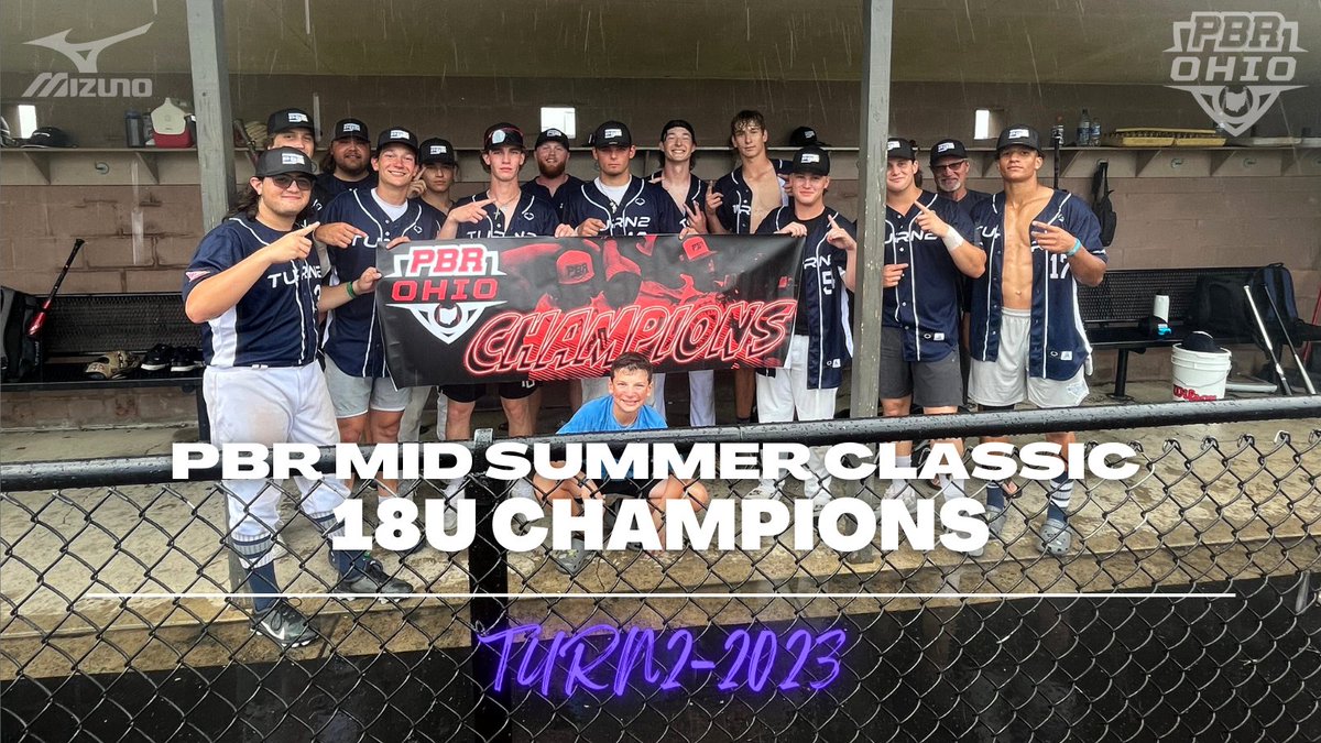 🏆PBR Mid Summer Classic🏆
🎖️18u Champions🎖️

@Turn2_BASE