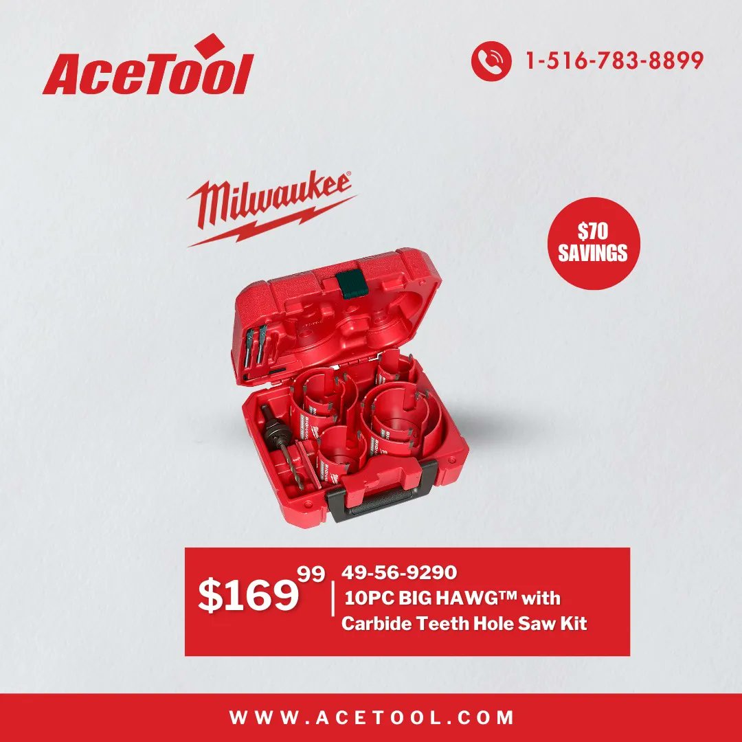 Hit the Checkout Button and Unlock Unbeatable Deals at Ace Tool! Discover incredible savings and top-notch tools that will elevate your projects to new heights.

Visit our store or shop online now to save $70 on this game-changing kit! 

buff.ly/3rhMm1m 

#AceTool