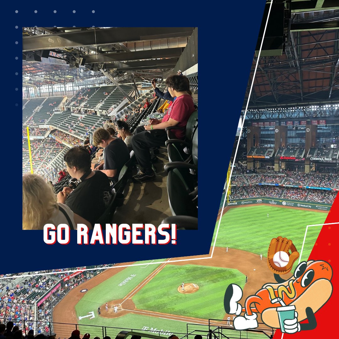Thank you, FMUMC, for treating our teens to a Rangers Game! Paul Maletic, Youth Minister, and members tailgated in Arlington with our teens and enjoyed $1 Hot Dog Night while watching the Rangers win!