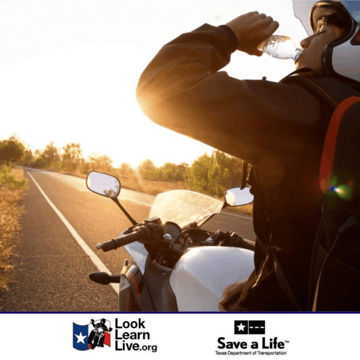 LookLearnLive's tweet photo. Long rides can be exhausting. Take regular breaks to rest, stretch and refuel your body. #RiderWellness #LookLearnLive https://t.co/g8x5TFbeD7
