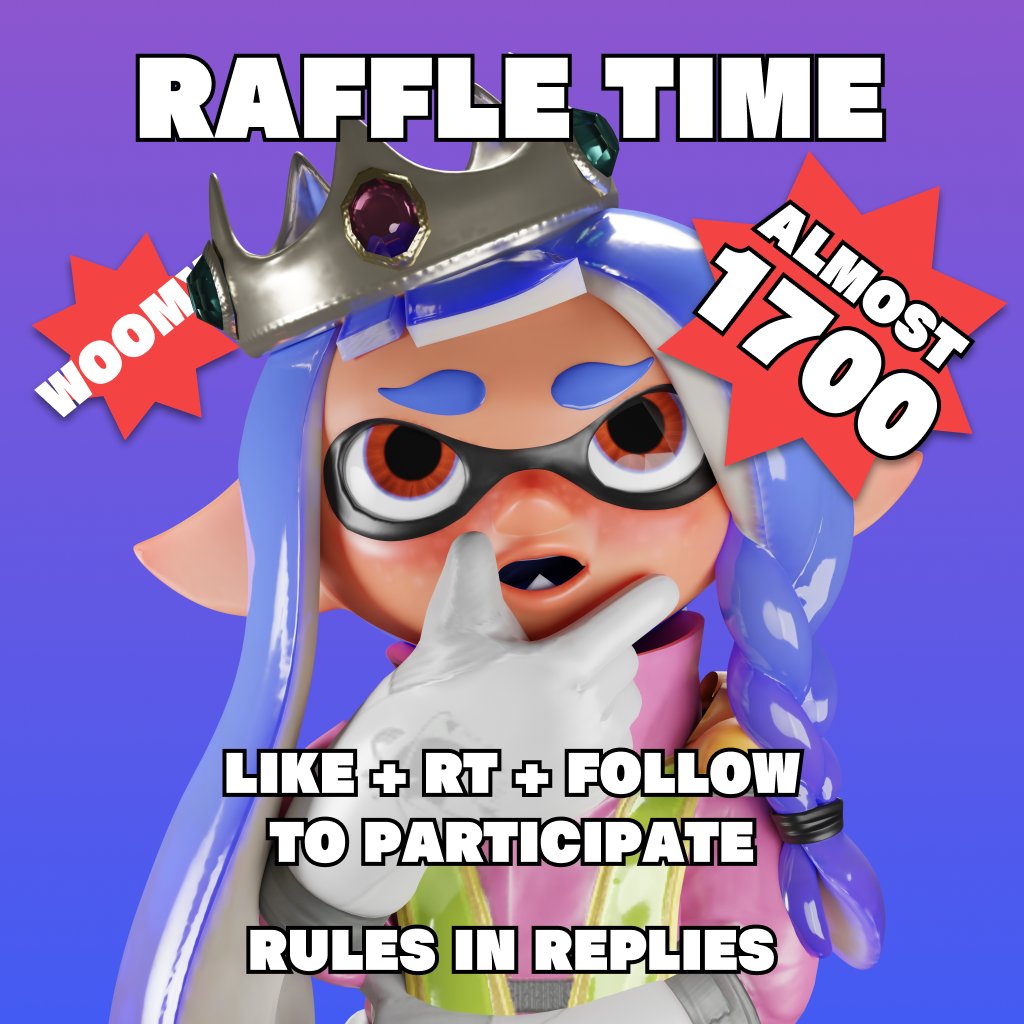 piparkaq's tweet photo. ALMOST 1700 FOLLOWER RAFFLE LET'S GO!!

RT + LIKE + FOLLOW THIS POST TO PARTICIPATE

Closes 28/7/2023!

1st place will be full-body render with background
2nd and 3rd place will be full-body without background

If Twitter doesn't crap itself, might expand!

More in thread! https://t.co/tthbJWRU0i