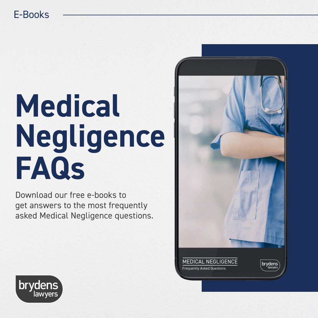 Do you want concise and practical answers to your legal queries?

We have you covered! Download our FREE e-books online now at brydens.com.au/e-books

#BrydensLawyersWEDO #Support #eBook #SydneyLawyers #LawFAQ #lawadvice #lawyersofsydney #sydneylegal #medicalnegligence #medneg