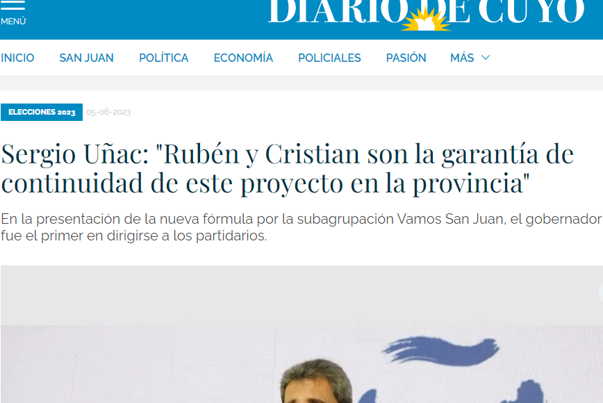 UnSanjua's tweet photo. independientemente de quién sea el ganador en las elecciones, al menos los medios sanjuaninos dejarán de respaldar de manera tan ""disimulada"" al candidato del oficialismo. https://t.co/dxnXM6KFFI