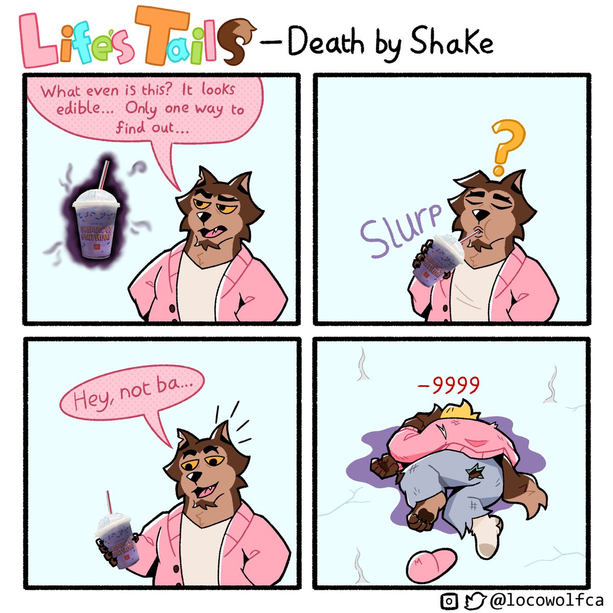 Oops ☠️

#Grimace #grimacememe #GrimaceChallenge #furry #furryart #furryfandom #furrycomic #comic #lifestails