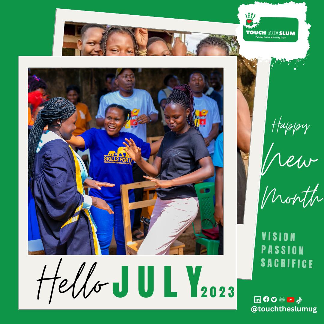 A Happy and Blessed July to all our beneficiaries and the entire universe! 🌟✨ May this month be filled with joy, success, and positive transformations! 🙌 #HappyJuly #BlessedMonth #TouchTheSlum #TransformingLives #PositiveVibes #NewMonthNewBeginnings #Namuwongo