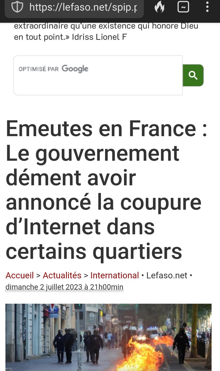 Leonidas_17GOI's tweet photo. 🛑Carefull guys...that letter saying French 🇫🇷officials will cut the internet is FALSE and FAKE...BE CAREFULL...example of 3 french articles indicating its not THE CASE and there are more articles debunking it🛑

@1776Tron @GH17TAFKAG @GolfingFrogs @Reas_Dad https://t.co/cTe7A5J65Q