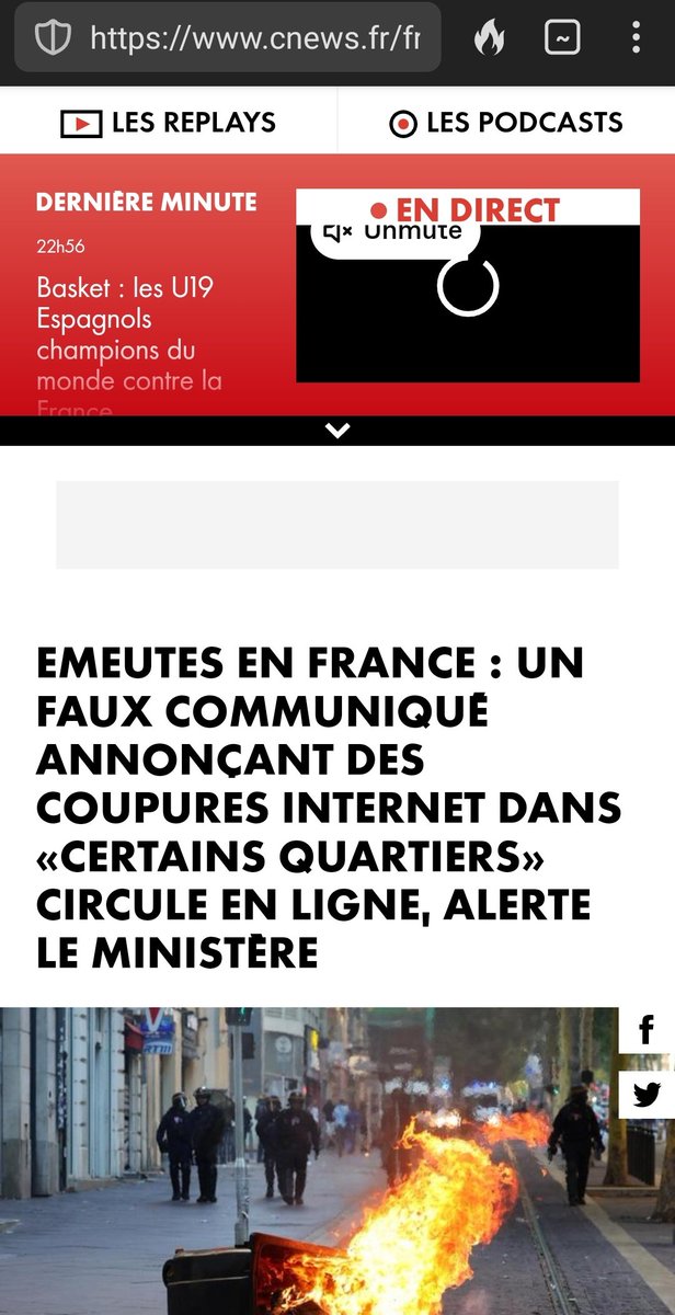 Leonidas_17GOI's tweet photo. 🛑Carefull guys...that letter saying French 🇫🇷officials will cut the internet is FALSE and FAKE...BE CAREFULL...example of 3 french articles indicating its not THE CASE and there are more articles debunking it🛑

@1776Tron @GH17TAFKAG @GolfingFrogs @Reas_Dad https://t.co/cTe7A5J65Q