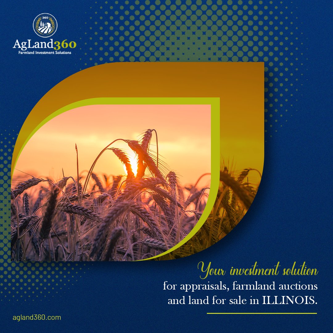 Your investment solution for appraisals, farmland auctions and land for sale in Illinois.  #agland360