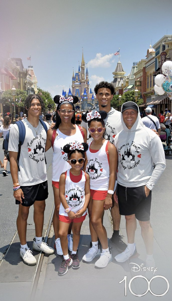 Disney with the family