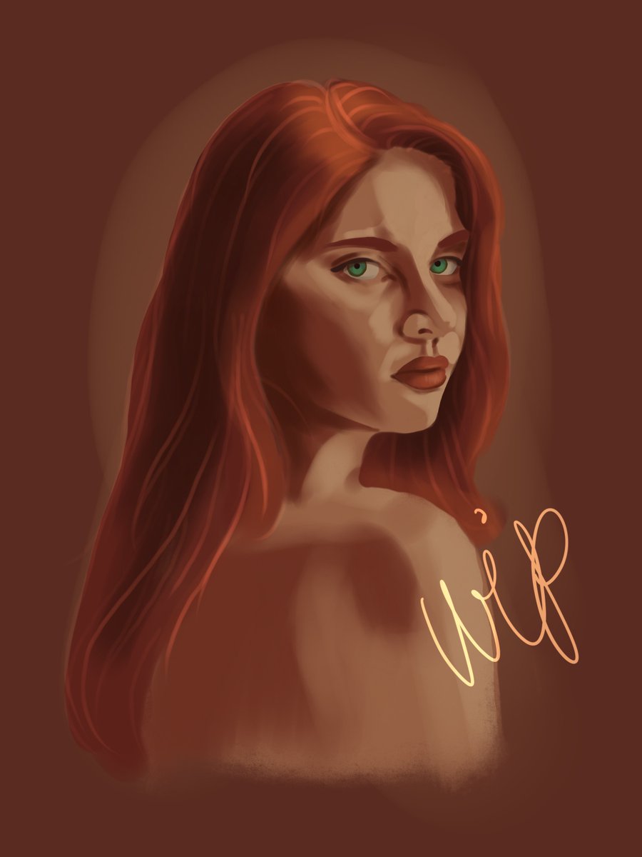 Have a WIP of my dear Miss Evelinda Hill! Also, another reminder that I'm mainly active on Mastodon, link in pinned! #worldofwarcraft #warcraftart #DigitalArt