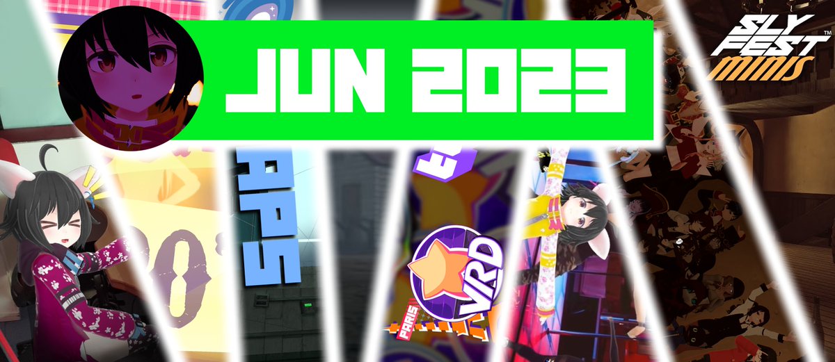 CatchatChatmans's tweet photo. June was busy!
Radio talk; Community Spotlight and #TwitchConParis for @VRD_Official; Mapping/Unity; @FestSly Lore!
So much so I couldn't dance much
Month Recap available on my Discord: https://t.co/b36vOUCOXi
#VR #VRChat #Chatmans https://t.co/IbCd0r4qSM