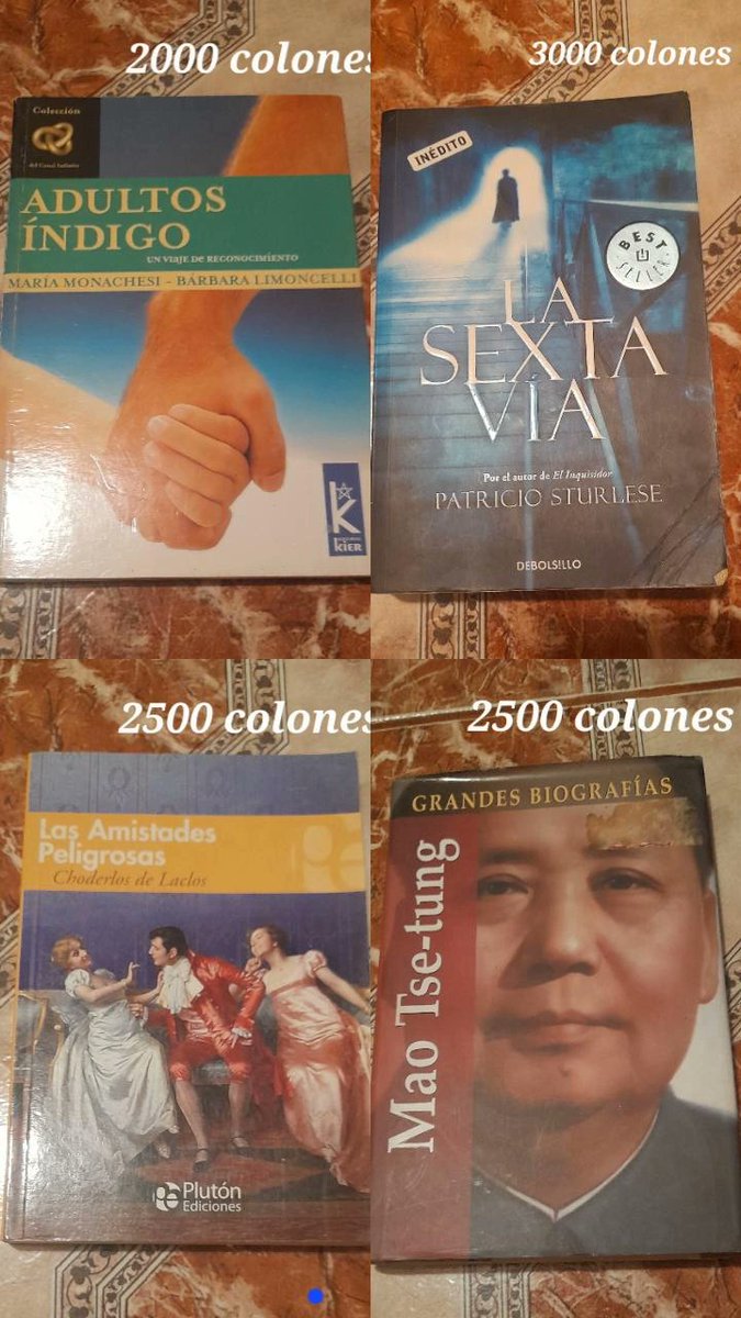 Digame_Nina's tweet photo. Buenas tardes. Estoy vendiendo estos libros 📚  precios en cada foto. Info al DM o al 87177148 https://t.co/pfkXgHCuw9