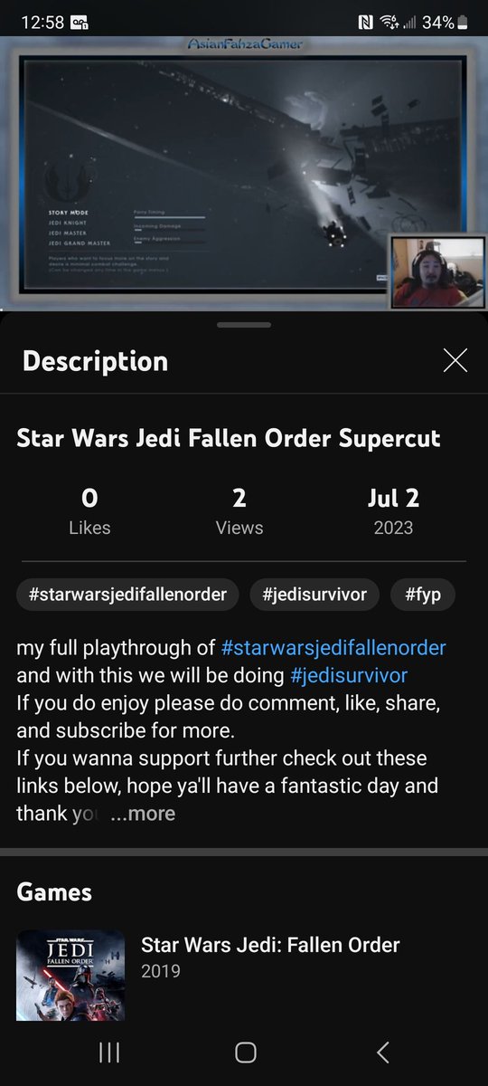 Like #starwars? Did you enjoy #StarsWarsjediFallenOrder? Wanna experience it again but don't wanna play it? Come check out my supercut edit of My entire playthrough of Star Wars Jedi Fallen Order.
***link in bio***
#youtube #contentcreator #LUCAS #gaming https://t.co/tVfg01bQEU