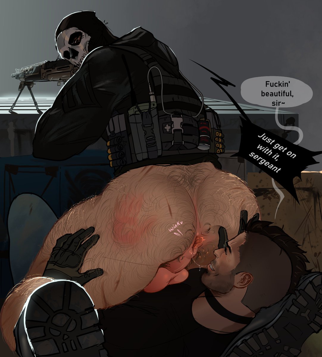 HotSatans's tweet photo. GhostSoap ass eatin pt 1/eeeh I'll say 3 🤠🤘 ofc this damn ass website is apparently goin to shit bc of that sorry excuse of a jackass but oh well imma stay on here as long as possible ig 🎻#nsfw #GhostSoap #ghostmw2 #CallofDuty https://t.co/73FeMjVoTm