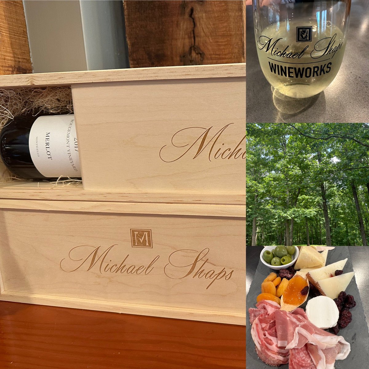AmoComer's tweet photo. Mom and I decided to stay in Virginia. One of the things I’ve missed most is wine country. So we tried a couple of wineries on the Monticello Wine Trail. https://t.co/lhqfxGIoH9