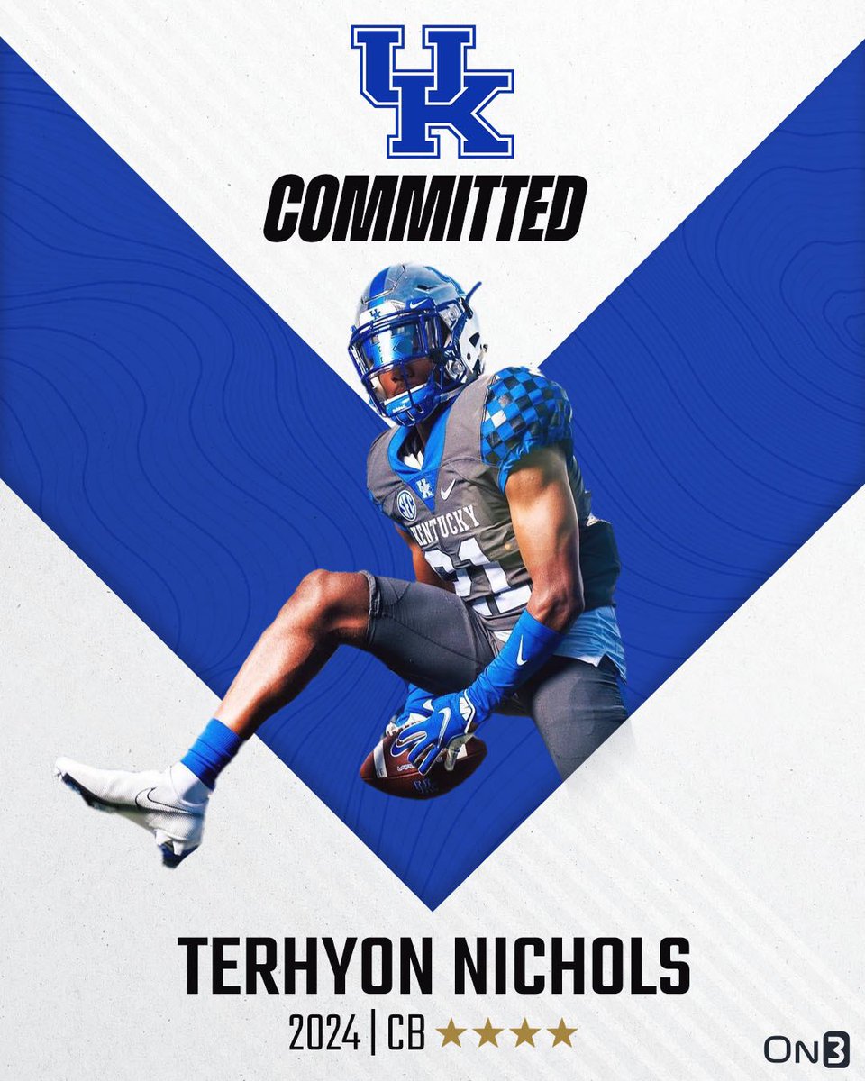 ChadSimmons_'s tweet photo. Breaking: Kentucky lands 4-star CB Terhyon Nichols. 

Story: https://t.co/trwWUkc12J https://t.co/AHFdFiZUtA