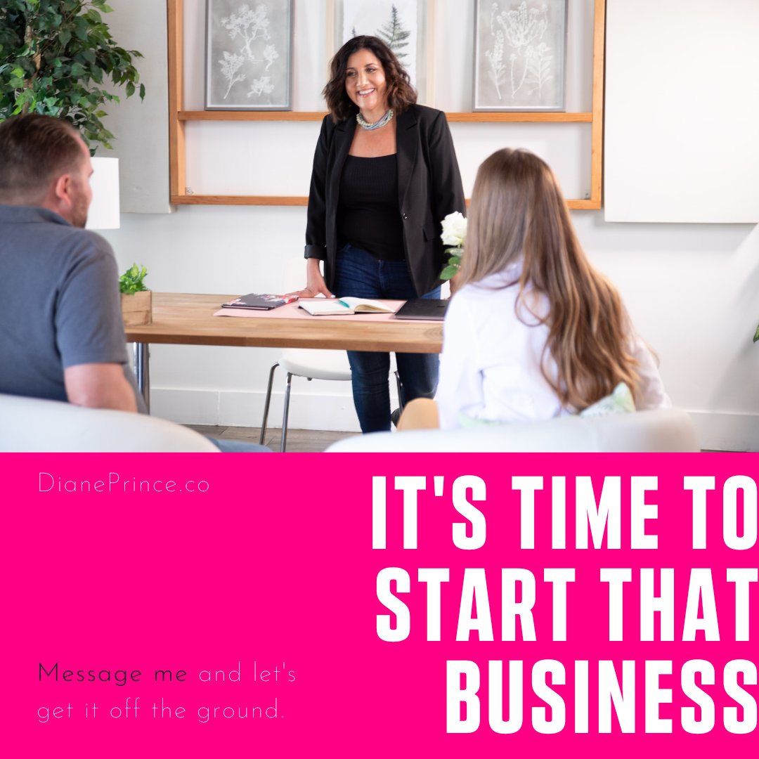 It's time to finally start that business you've been thinking about FOREVER! 

I've been building businesses for 25 years. If you're ready to get unstuck, use me to help you get it off the ground. DM for info. 

#DianePrinceCoaching #StartupCommunity #Entrepreneur