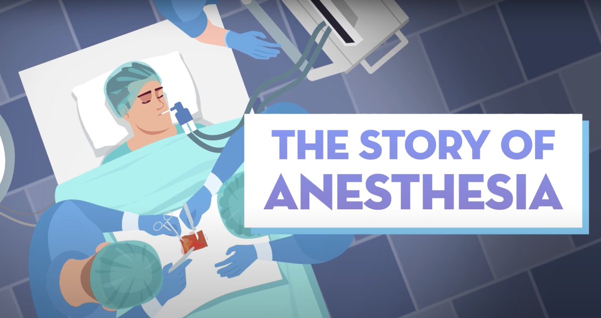 How did developments in #anesthesiology make modern #surgery possible? Very excited to share this brief animated video by <a href="/CSAHQ/">CSA</a> &amp; <a href="/WLMHQ/">The Wood Library-Museum of Anesthesiology</a> that tells the marvelous story of anesthesia.  

👉youtube.com/watch?v=10-pMg…