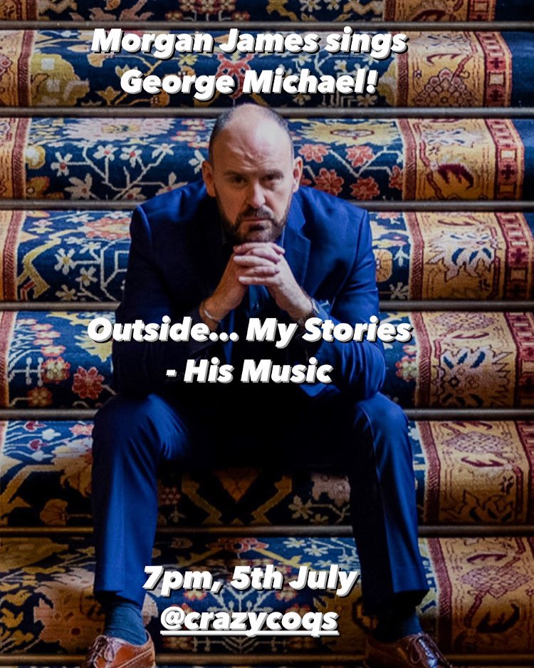 themorganjames's tweet photo. “A sensitive boy” always implied weakness, different, less than… Not anymore. I have such #PRIDE for that “sensitive” boy. Come hear me tell my personal stories &amp; sing amazing songs written by another “sensitive” man who would have turned 60 this year #georgemichael @CrazyCoqs https://t.co/JdTlbX9y2v