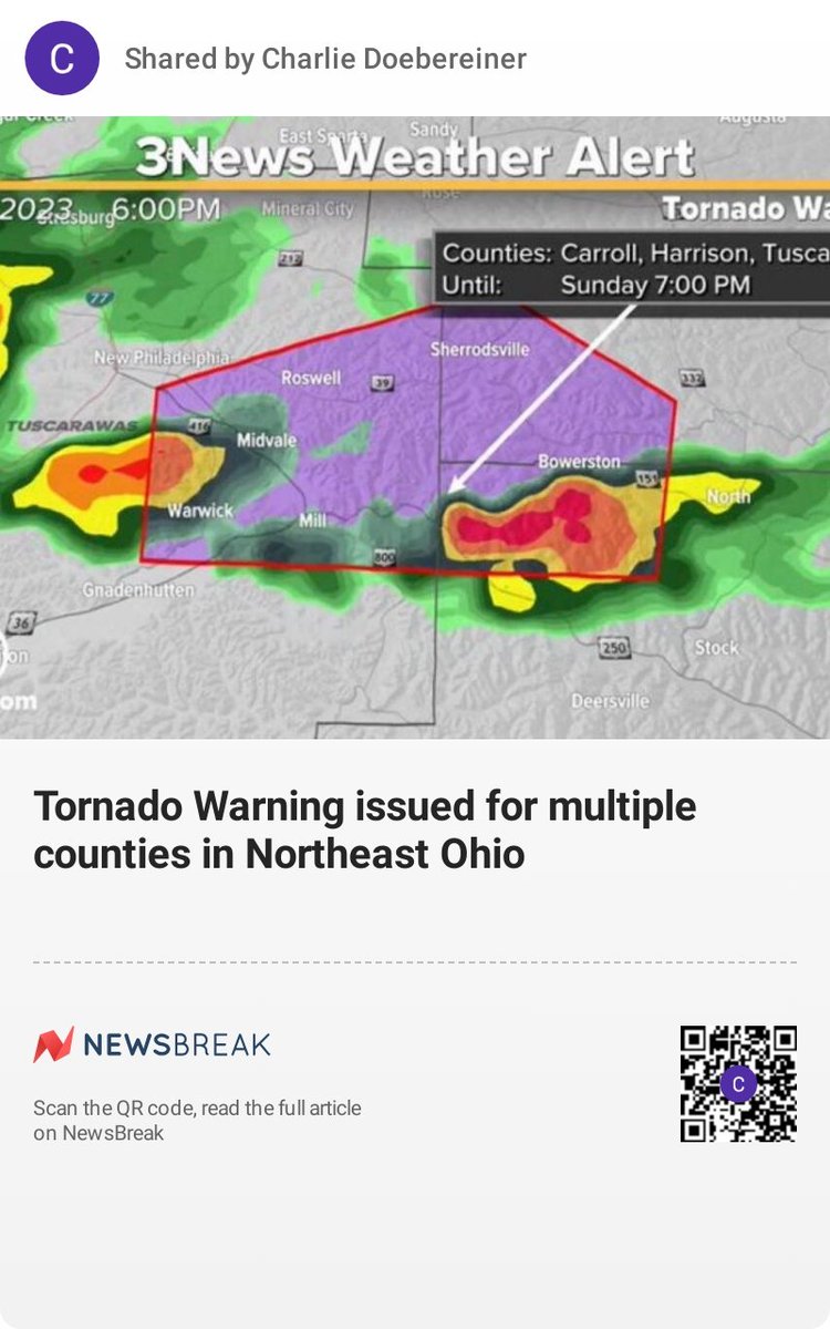cdoeby's tweet photo. Tornado Warning issued for multiple counties in Northeast Ohio
https://t.co/C4sVsUoLMG https://t.co/7ZtqYa7gCN