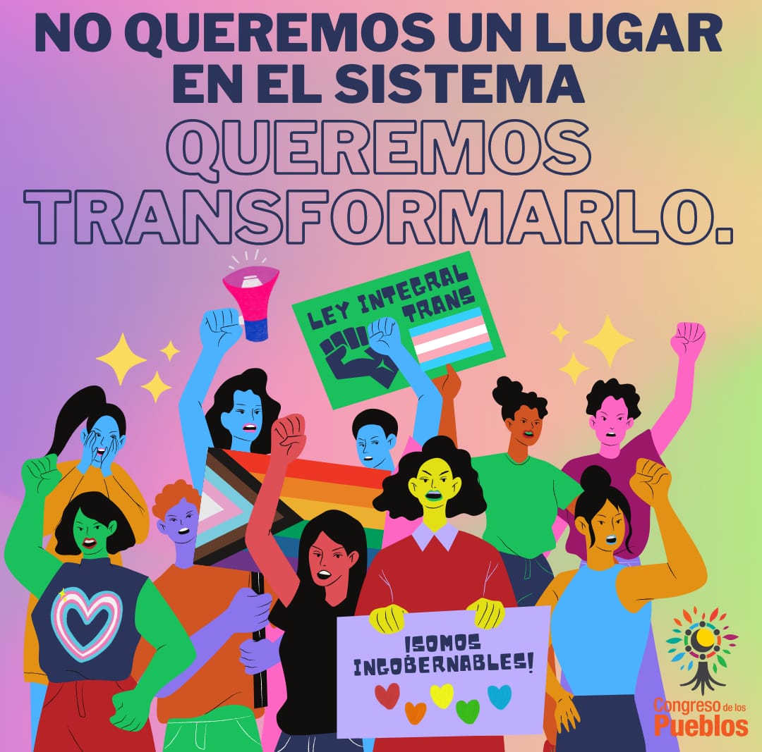 Ley integral Trans  Ya! #BogotáEsDiversidad #OrgulloBogotá  Marcha LGBTIQ+ 
La razón de salir a las calles es la búsqueda de la igualdad y la garantía plena de los derechos.