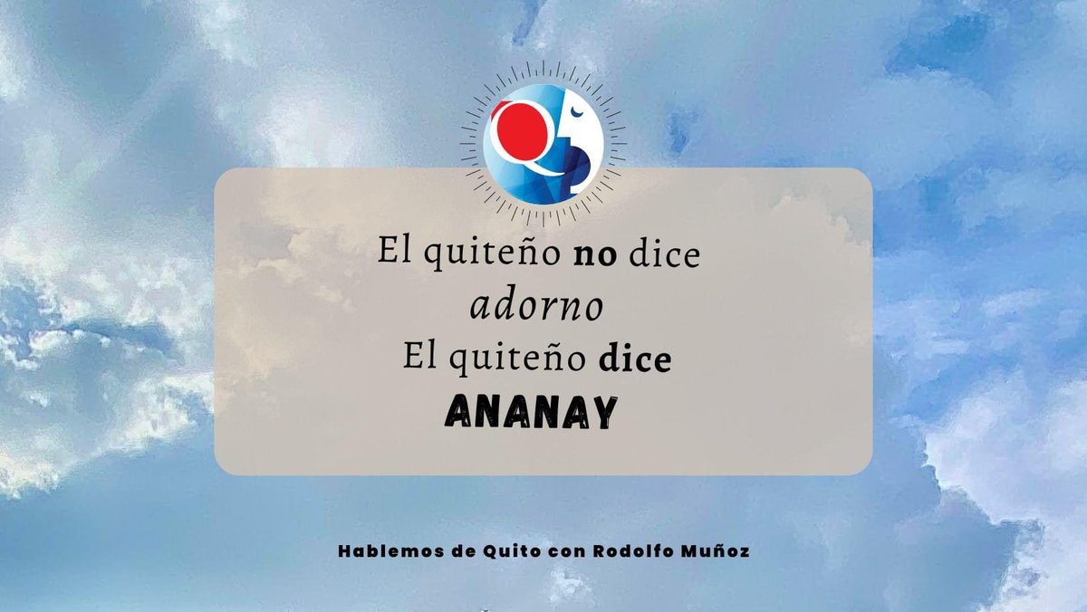 ¿Conoces otra manera de decir lo mismo? 

#Quito #quiteños #Ecuador2023 #capital