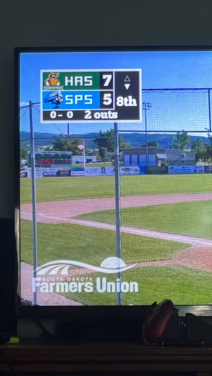 Sodheckler's tweet photo. @GoSodbusters here where coaching and pitching matters. #fix it https://t.co/RWMxp6pgan