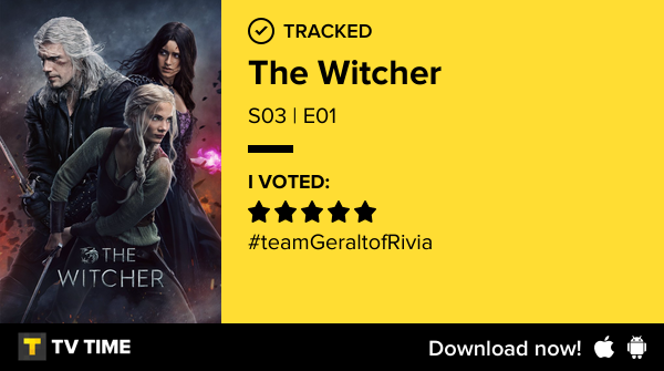 I've just watched episode S03 | E01 of The Witcher! tvtime.com/r/2SmNH #tvtime