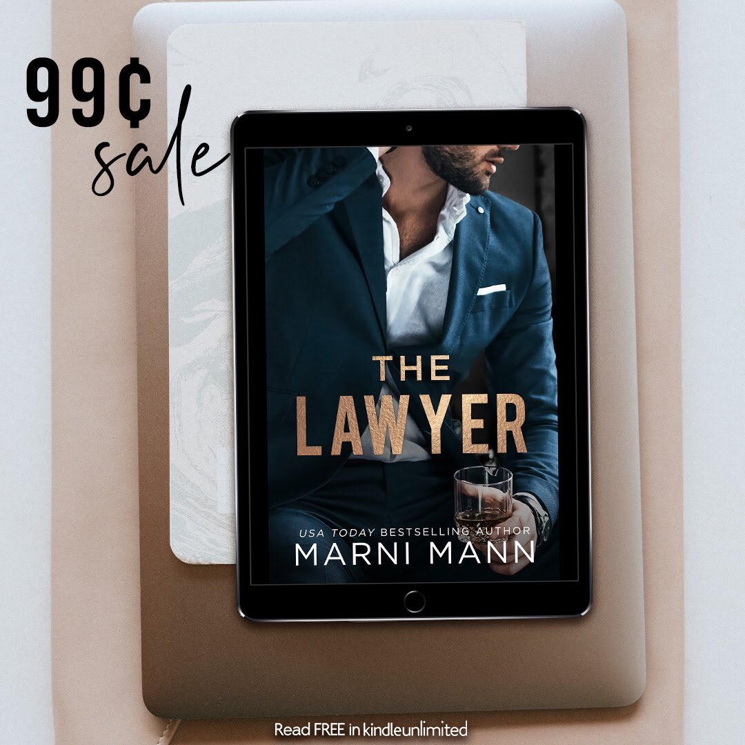 MIBookshelf's tweet image. The Lawyer by Marni Mann is on sale for just 99¢!
 Free in KU
geni.us/TheLawyer
Add to GR: bit.ly/3kf1442

#MarniMann #DaltonBrothersSeries  #Alphahero #Billionaire #Forbiddenlove #Officeromance #OneNightStand #Playboy ##valentineprlm @valentine_pr_