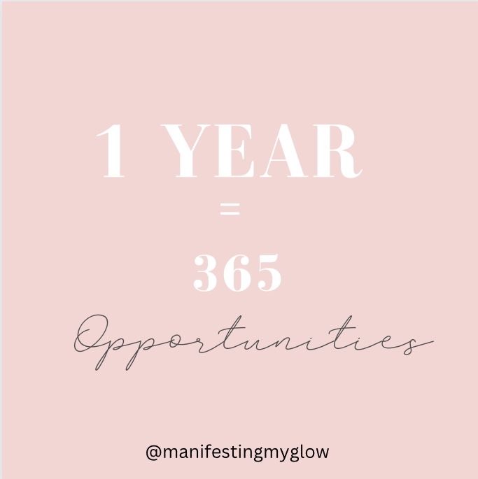 ✨1 Year=365 Opportunities ✨

Enough said………

Use my Manifestation Digital Planner and Journals to achieve these opportunities-Link in bio ⬆️

#glowup#manifestfast#manifestnow#goddessenergy#mindsettips#mindsethacks#mindsetshifts#abundance#imagination#visualisation#journaling