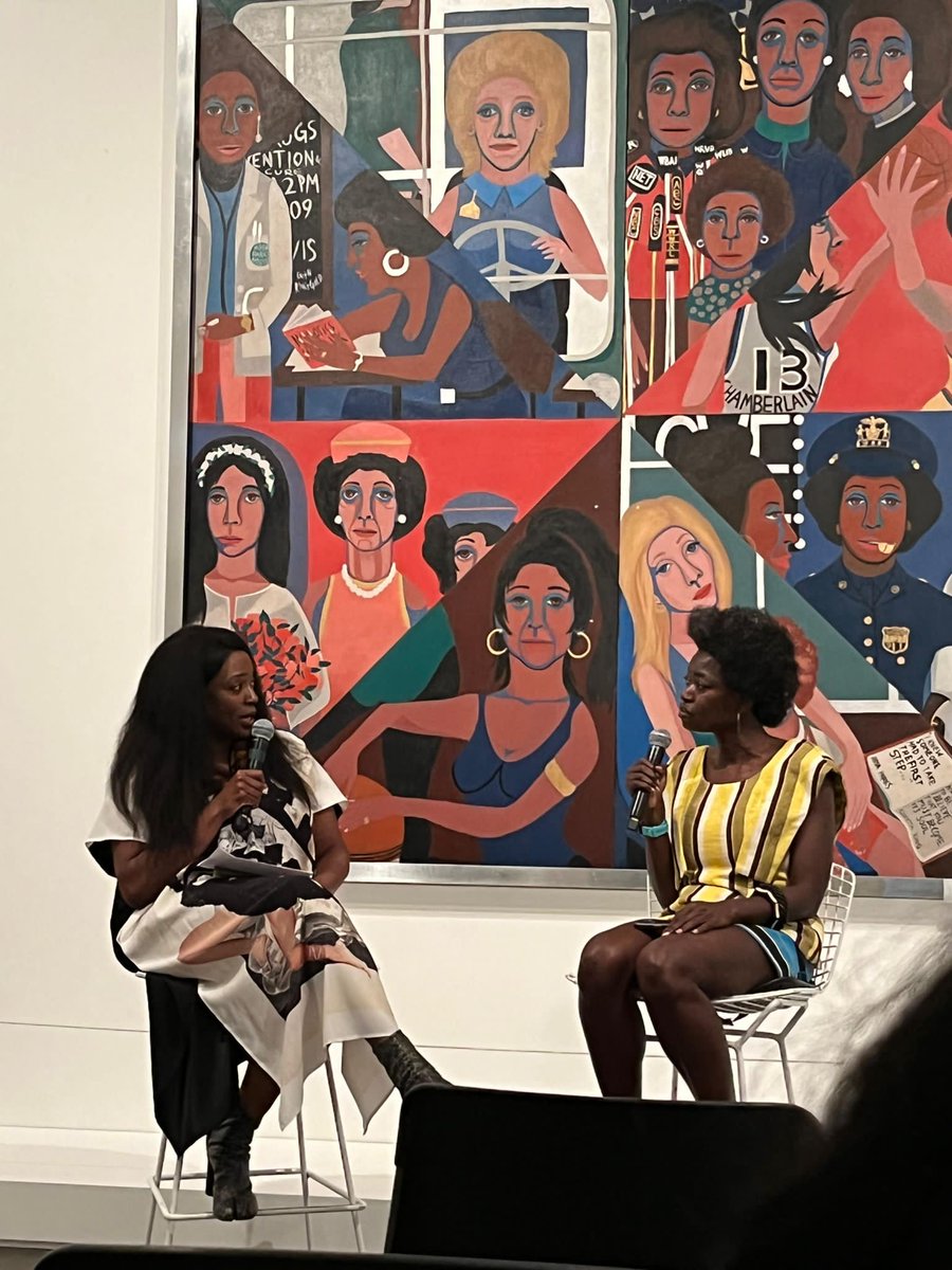nanaekua's tweet photo. Thank you, @ChiwonisoK for being the most excellent conversation partner. Last night was a dream. #BkMAfricaFashion #FirstSaturdaysBkM #BLUE #RelationsAnthology https://t.co/Cb8oP5irIN