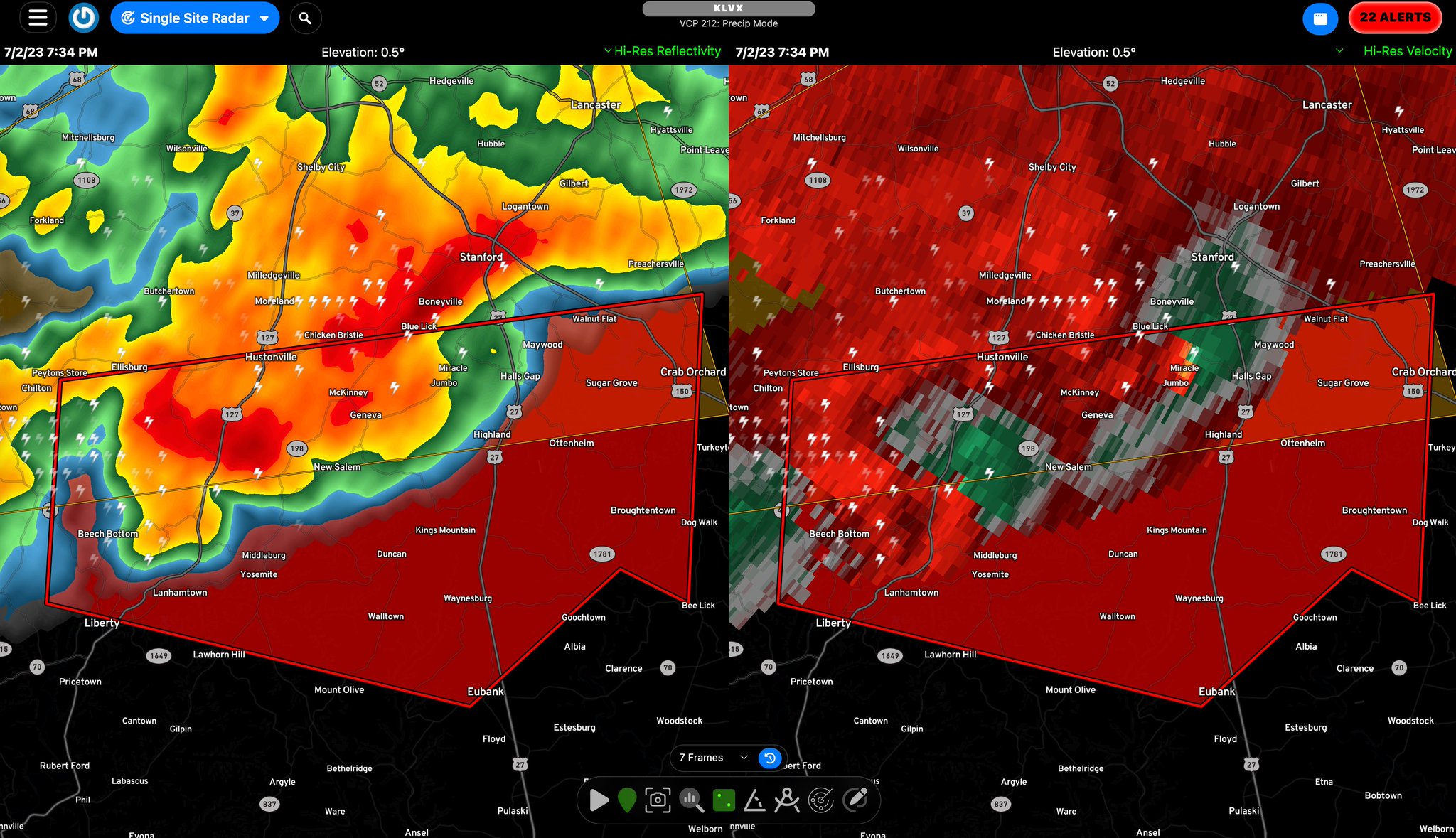 RadarOmega on Twitter "Tornado Warning including Crab Orchard KY, Hustonville KY, and Eubank KY