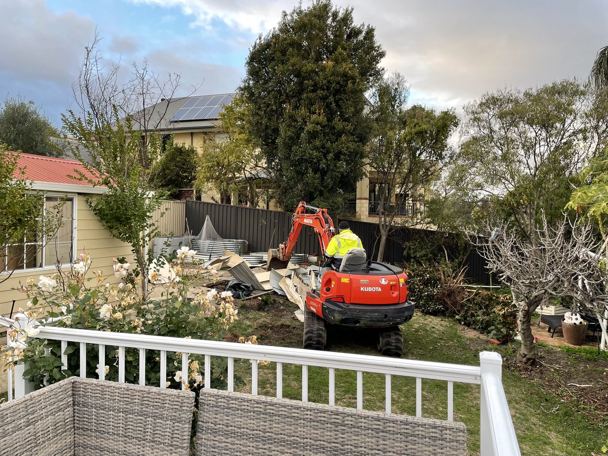 And so it begins #demolition #pool #newgarden #aussielife