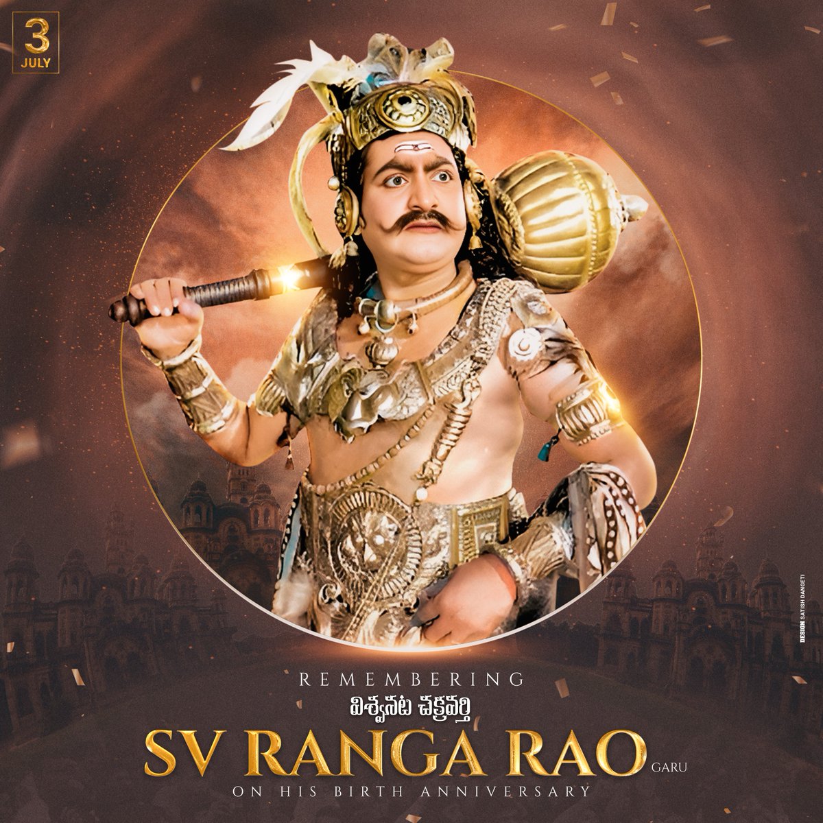 EditorSatish999's tweet photo. Remembering the legendary actor #SVRangaRao Garu on his Birth Anniversary 🙏💐#SVRCDP #SVRangaraoCDP #SVRangaraoBirthday https://t.co/Wn1xvmMsP6