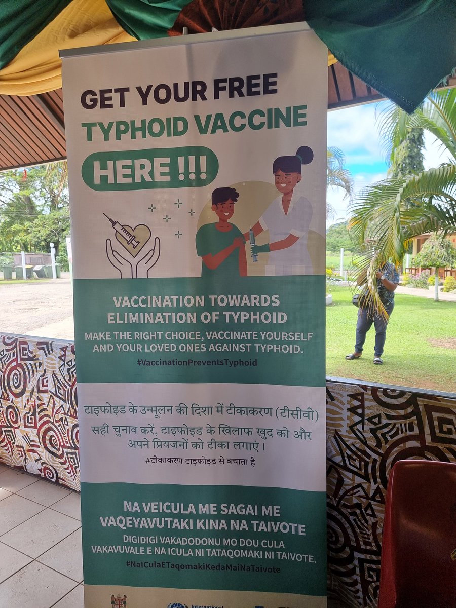 rachelrama07's tweet photo. Today we launch the typhoid vaccination for the North! #teamfiji team North get vaccinated and prevent the Typhoid outbreak in Vanua Levu. #getvaccinated @MOHFiji https://t.co/LLSQGRuEsB