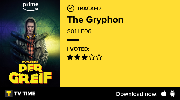 FroesNilson's tweet photo. Acabei de assistir  S01 | E06 of The Gryphon! #gryphon  https://t.co/FMtBLuJka1 #tvtime https://t.co/YuPAHqsDiG