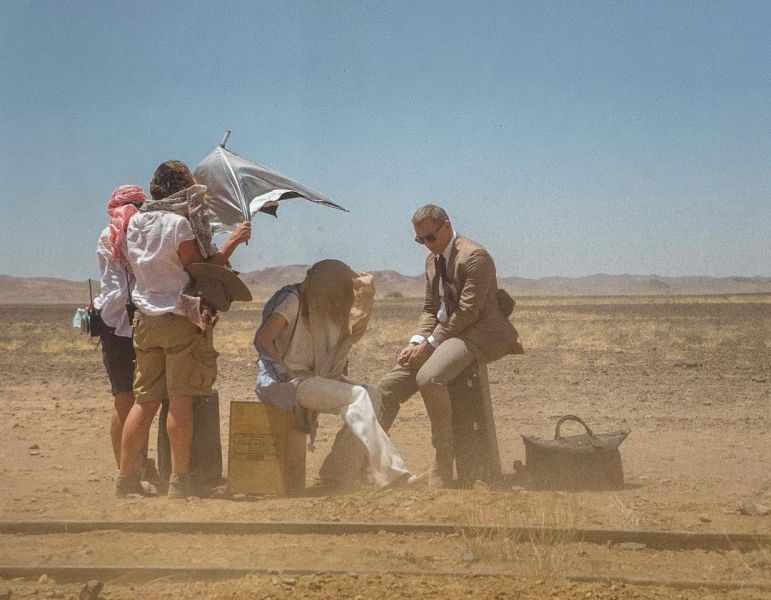 #60YearsOfJamesBond #JamesBond #movie #film #behindthescenes #filmproduction #filmcrew #setdesign #filmset #setlife #crewmatter #cast #actor #DanielCraig #LeaSeydoux #filmlocation #Morocco #Spectre