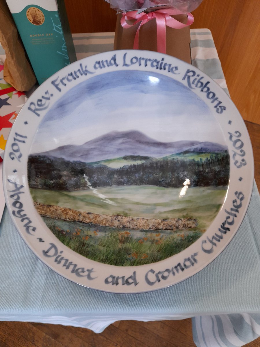 stoddart62's tweet photo. Lovely retiral afternoon tea for Rev Frank Ribbons from Aboybe and Tarland. A lot of work went into preparing but we gave everyone the "wow" factor! The hall looked amazing and my granny's teaset got another airing . The sheep cupcakes were well received! https://t.co/RWL8Lr8gLO