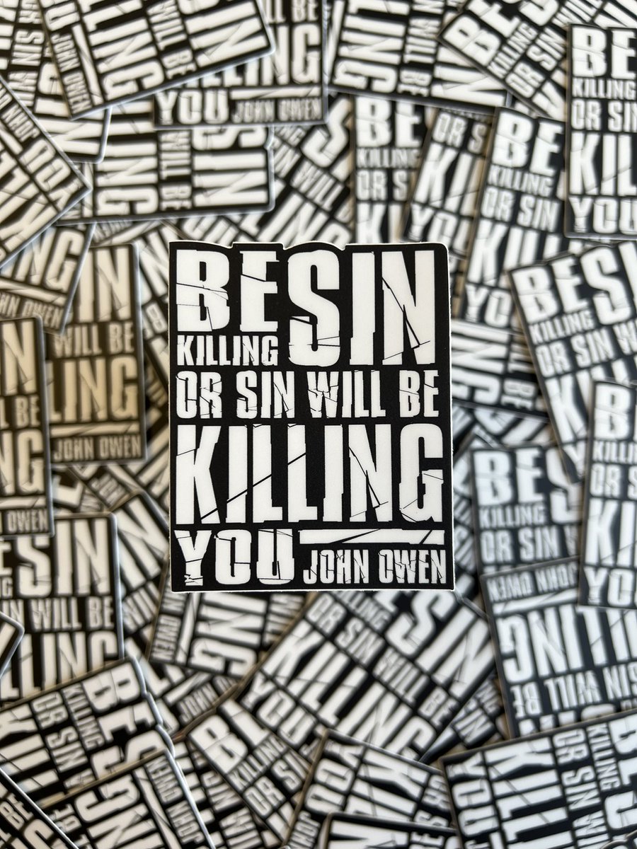 missionalwear's tweet photo. Be killing sin or sin will be killing you. –John Owen
#johnowen #reformedtheology #reformed #killsin #belillingsin #puritan https://t.co/7gTwFygzaj