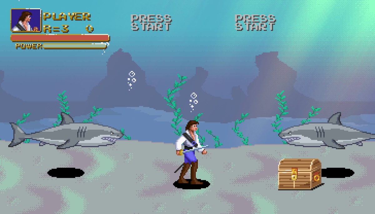 MersoEnt's tweet photo. Currently adding a new underwater stage to my upcoming #BeatEmUp, #BuccaneersShipshape! https://t.co/NeG5JLIFjN