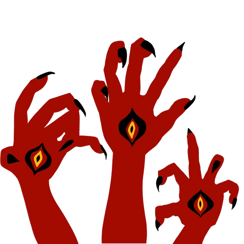 C0RV1DCOS's tweet photo. Etsy is nerfing any of my products right now, but I drew some new decal designs that are available if you want to rep some gloomhands or ninth house symbols https://t.co/CpqJkXegkh
